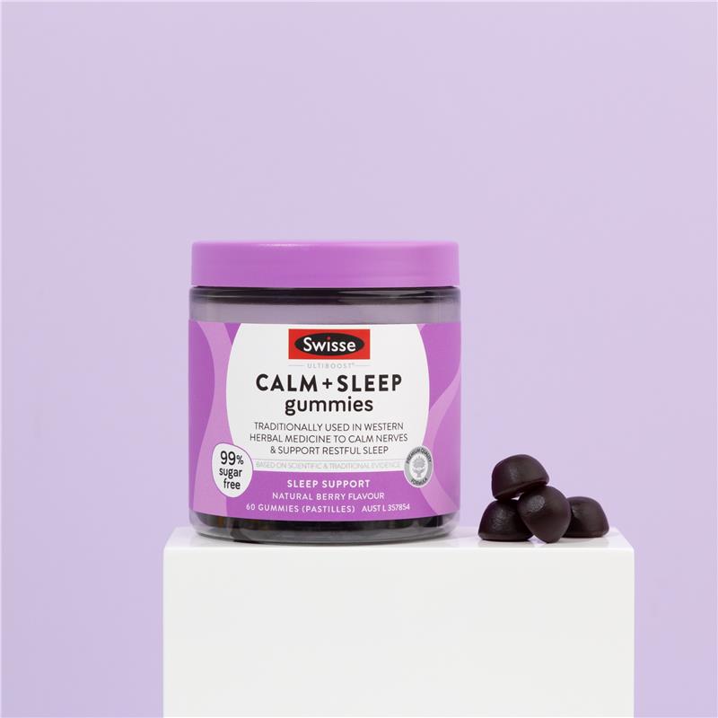 Swisse Calm And Sleep Gummies 60 Pack - Cutprice Online
