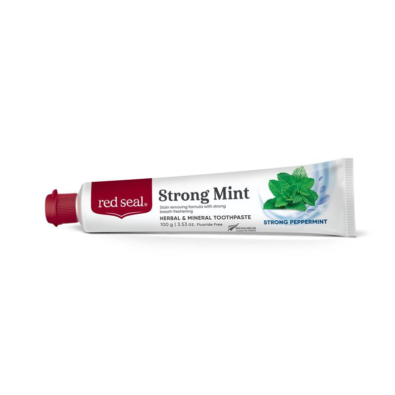 Red Seal Herbal & Mineral Strong Mint Toothpaste 100g - Cutprice Online