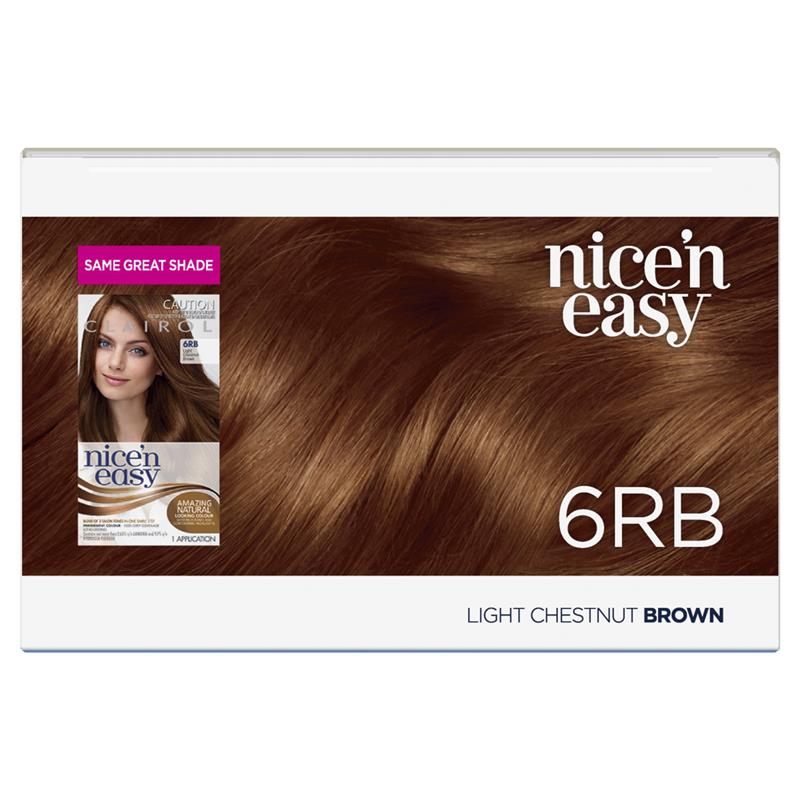 Clairol Nice n Easy 6RB Light Chestnut Brown - Cutprice Online