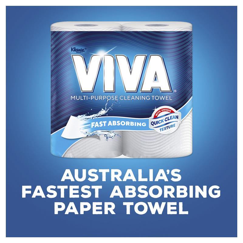 Kleenex Viva White Paper Towel 2 Pack - Cutprice Online