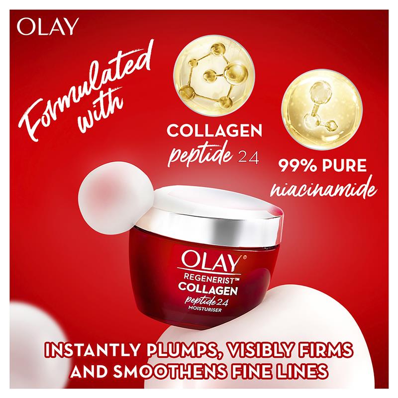 Olay Regenerist Collagen Peptide24 Face Cream Moisturiser 50g - Cutprice Online
