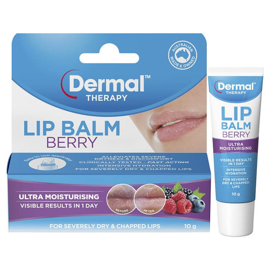 Dermal Therapy Lip Balm Berry 10g - Cutprice Online