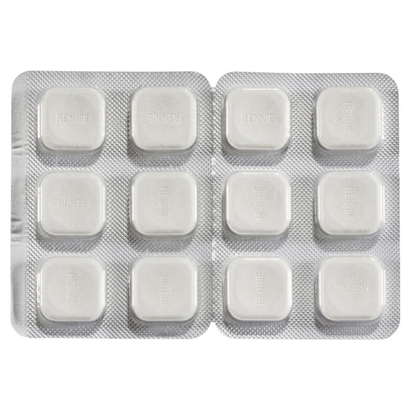 Rennie Indigestion and Heartburn Relief Spearmint 96 Chewable Tablets - Cutprice Online