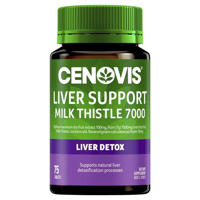 Cenovis Liver Support Milk Thistle 7000 75 Tablets - Cutprice Online