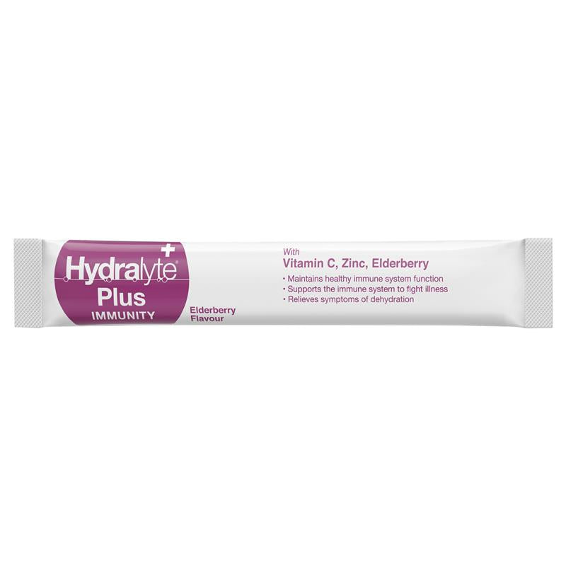 HYDRALYTE PLUS IMMUNITY ELDERBERRY 10 Sachets - Cutprice Online