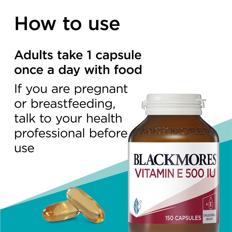 Blackmores Vitamin E 500iu 150 Capsules - Cutprice Online
