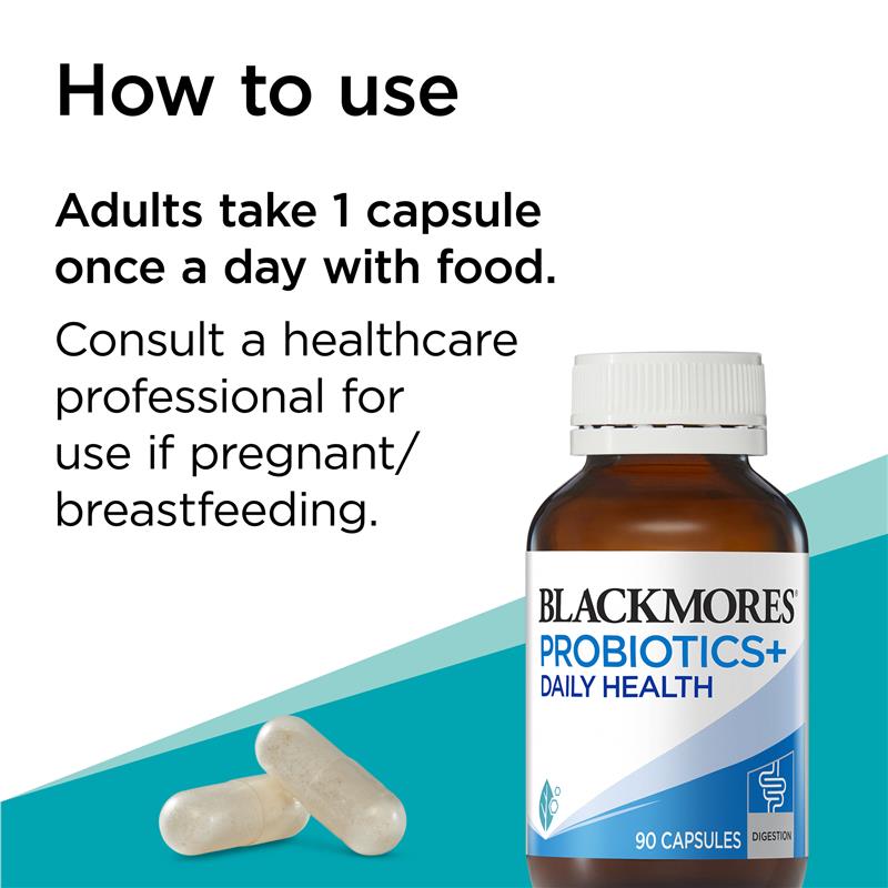 Blackmores Probiotics+ Daily Health 90 Capsules - Cutprice Online