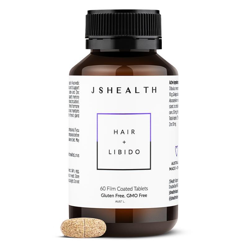 JSHEALTH Hair + Libido Formula 60 Tablets - Cutprice Online
