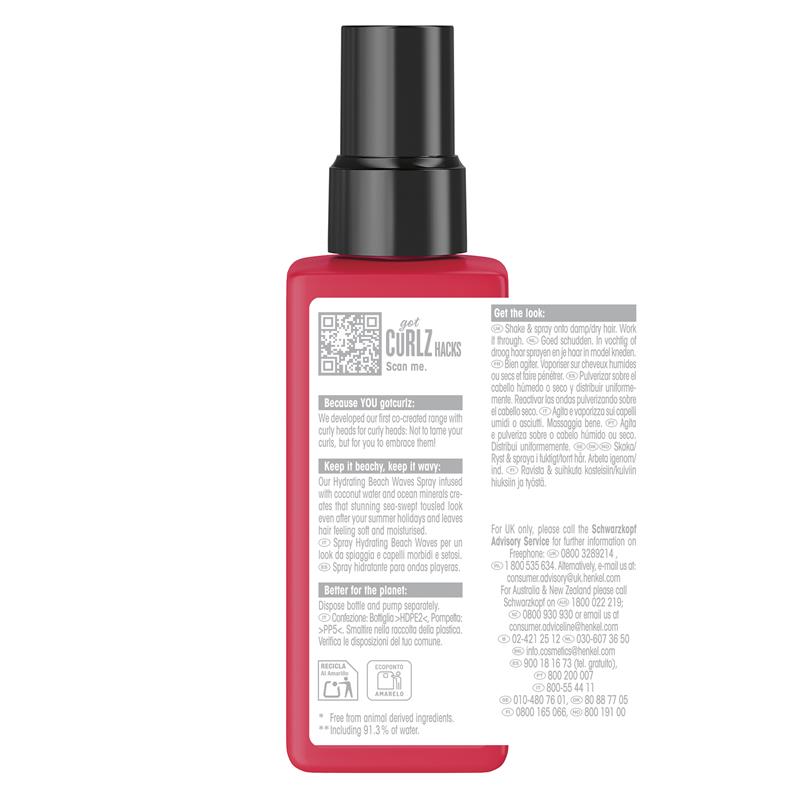 Schwarzkopf Got2b Hydrating Beach Waves Spray 150ml - Cutprice Online
