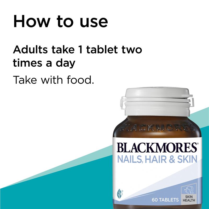 Blackmores Nails Hair & Skin 120 Tablets - Cutprice Online