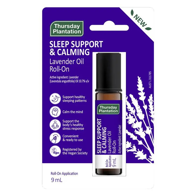 Thursday Plantation Lavender Sleep Support & Calming Roll On 9ml THURSDAY PLANTATION
