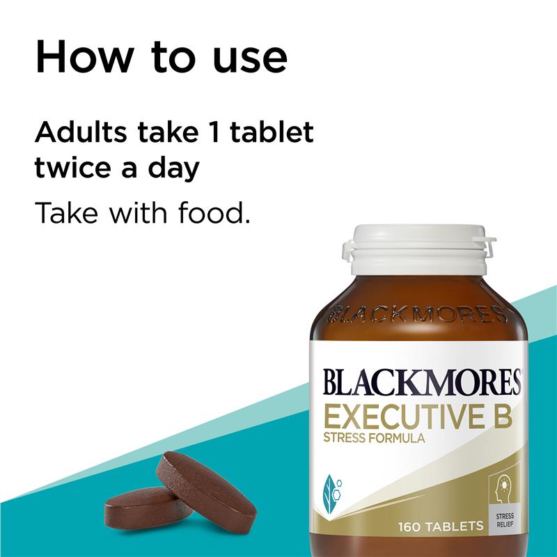 Blackmores Executive B Stress Formula160 Tablets - Cutprice Online