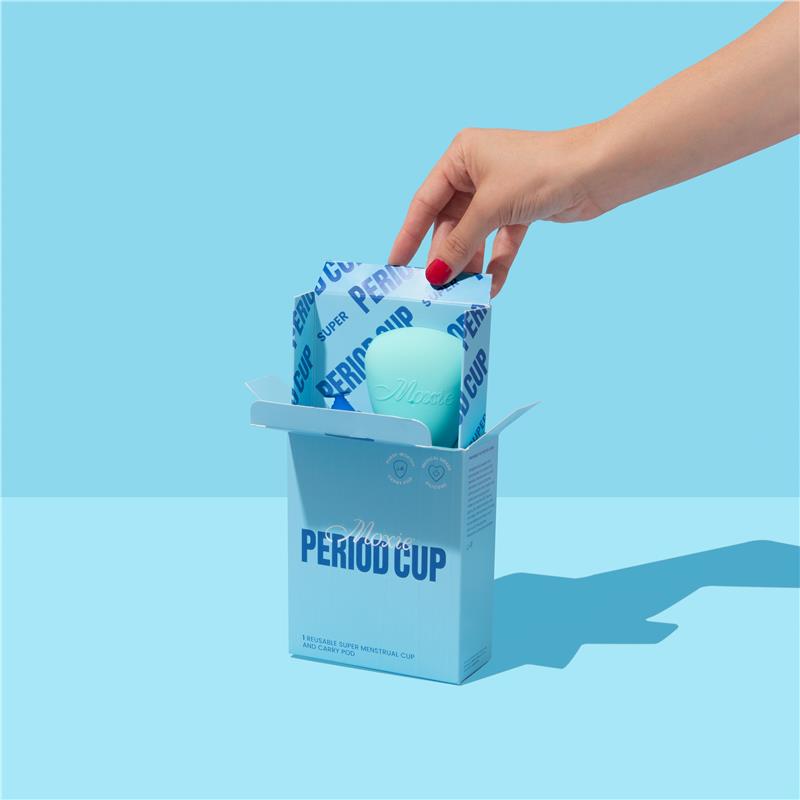 Moxie Menstrual Cup with Purse-worthy Pod Super - Cutprice Online