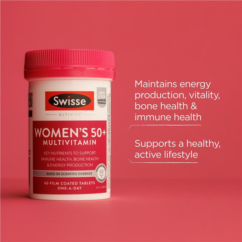 Swisse Womens Multivitamin 50+ 90 Tablets - Cutprice Online