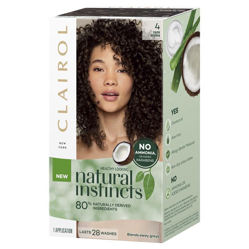 CLAIROL Natural Instincts 4 Dark Brown - Cutprice Online