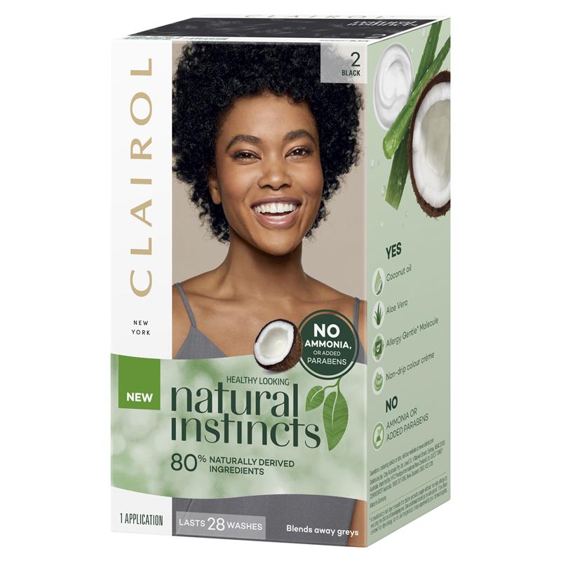Clairol Natural Instincts 2 Midnight Black - Cutprice Online