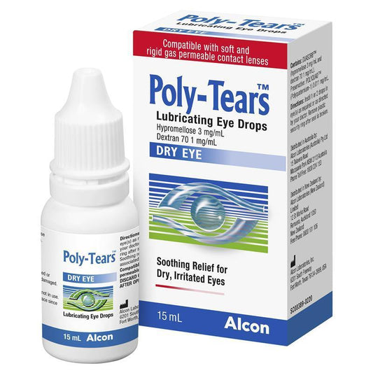 Poly Tears Eye Drops 15ml - Cutprice Online