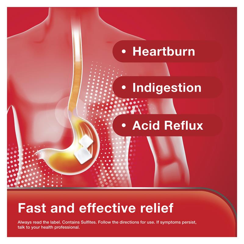 Rennie Indigestion and Heartburn Relief Spearmint 96 Chewable Tablets - Cutprice Online