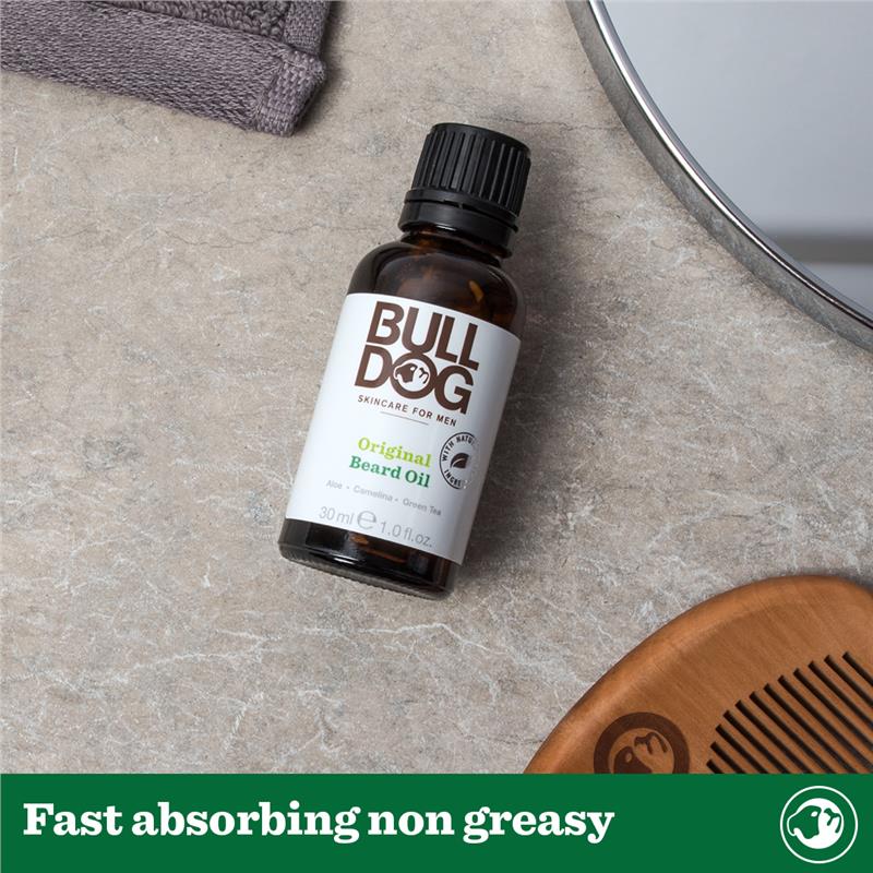 Bulldog Skincare for Men Original Beard Oil 30ml - Cutprice Online