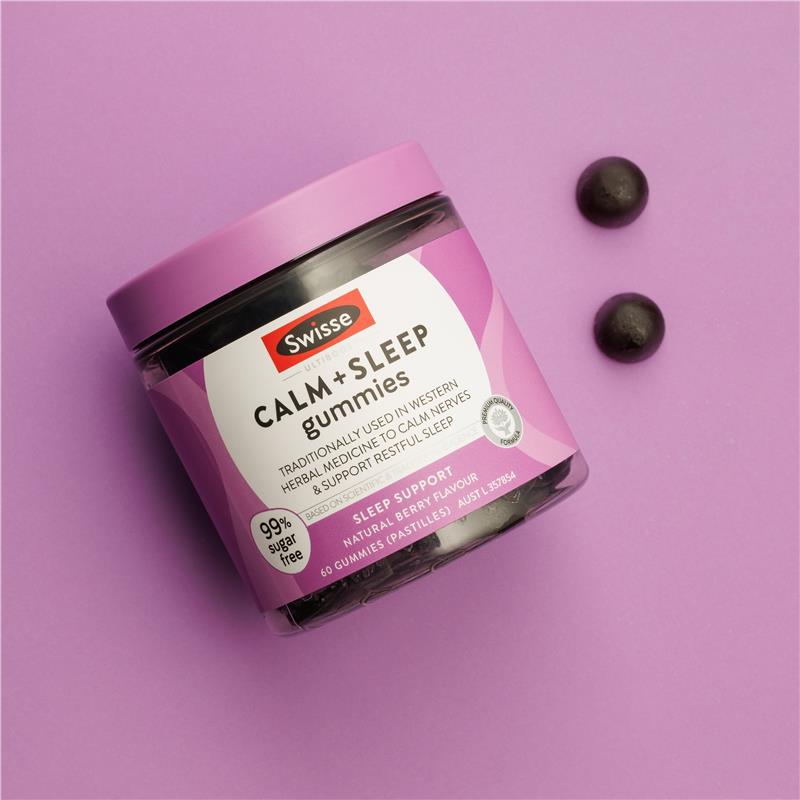 Swisse Calm And Sleep Gummies 60 Pack - Cutprice Online