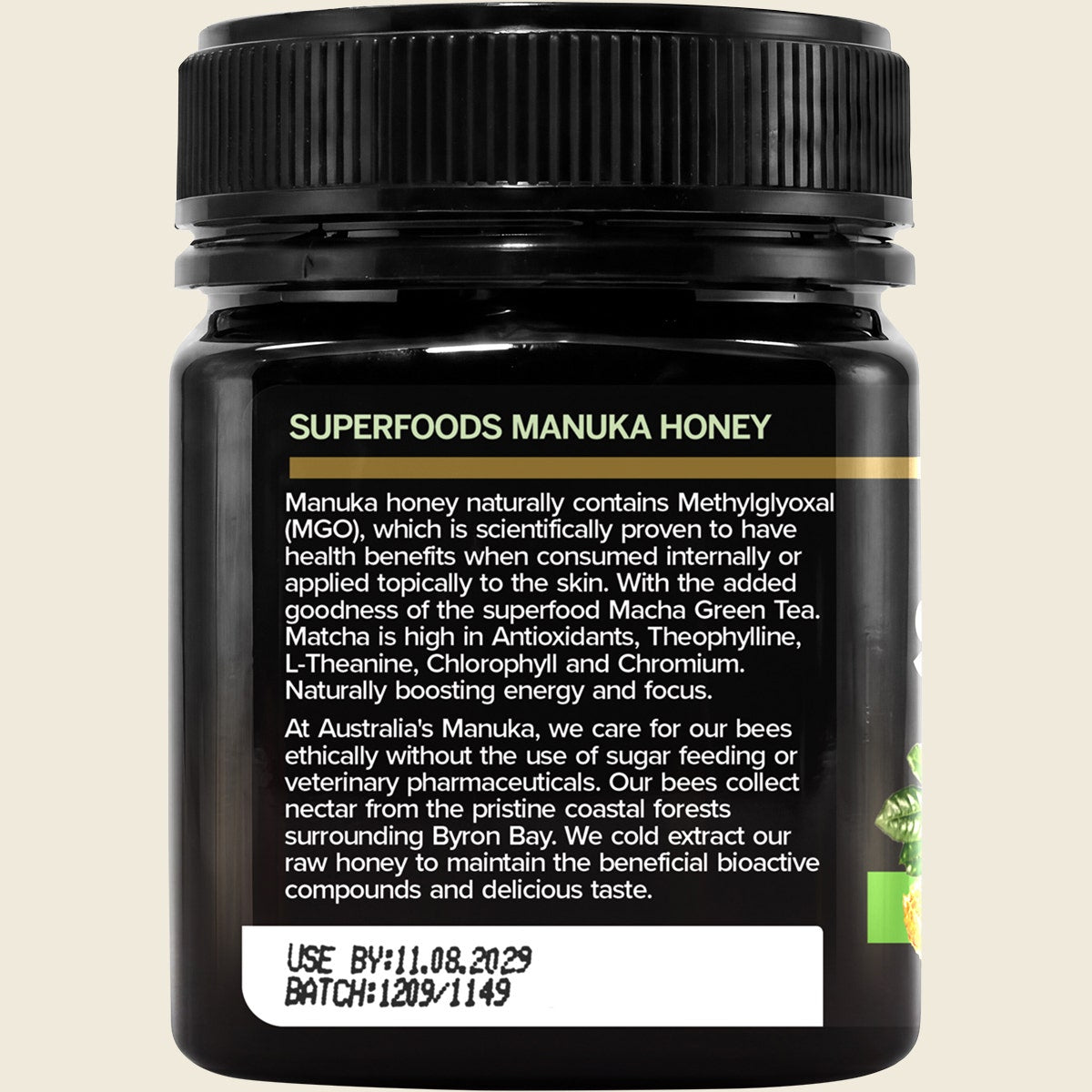 Australia's Manuka Superfoods Manuka Matcha 250+MGO 250g