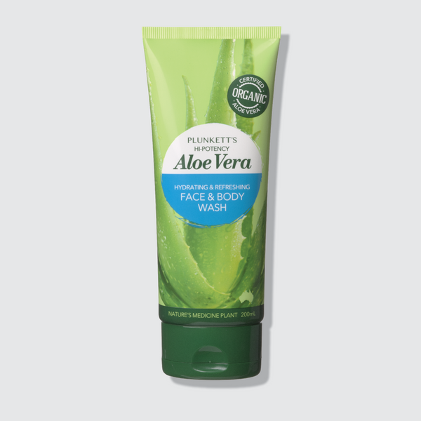 Plunkett's Hi-Potency Aloe Vera Face & Body Wash 200mL - Cutprice Online