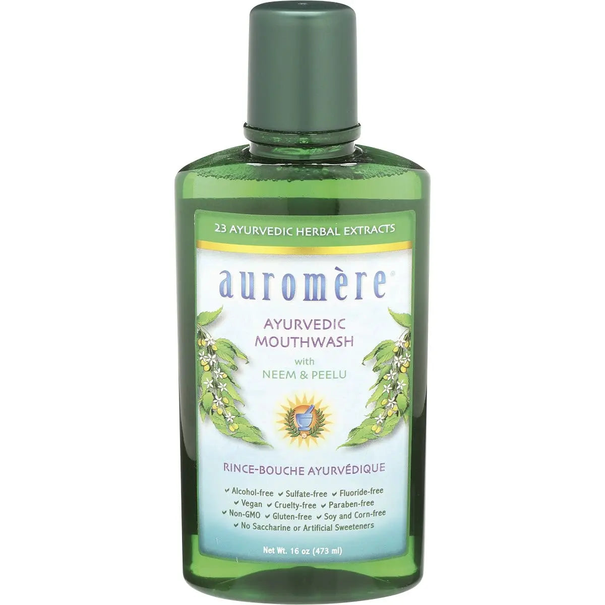 Auromere Mouthwash Ayurvedic Neem & Peelu 473ml AUROMERE