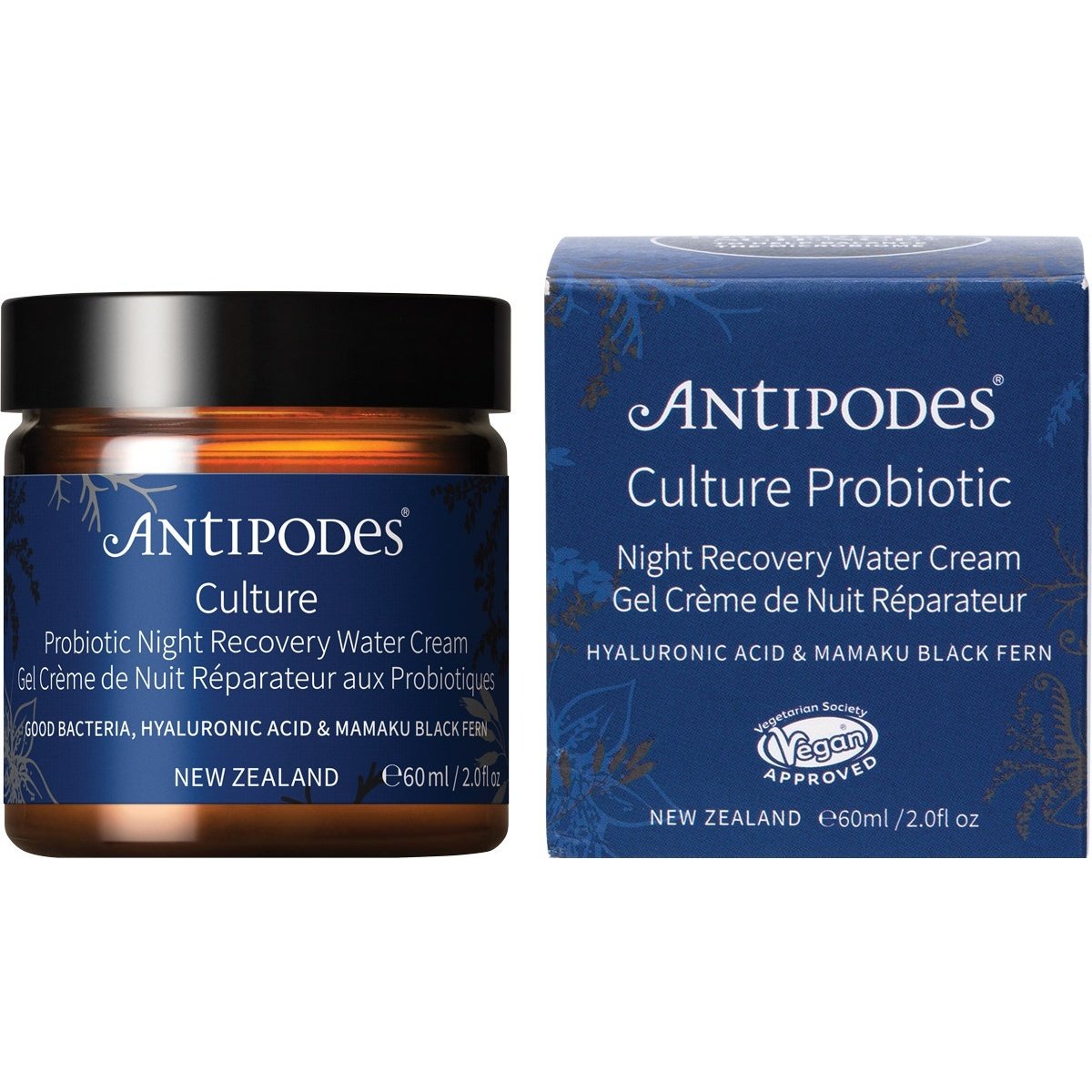Antipodes Culture Probiotic Night Recovery Water Cream 60ml ANTIPODES