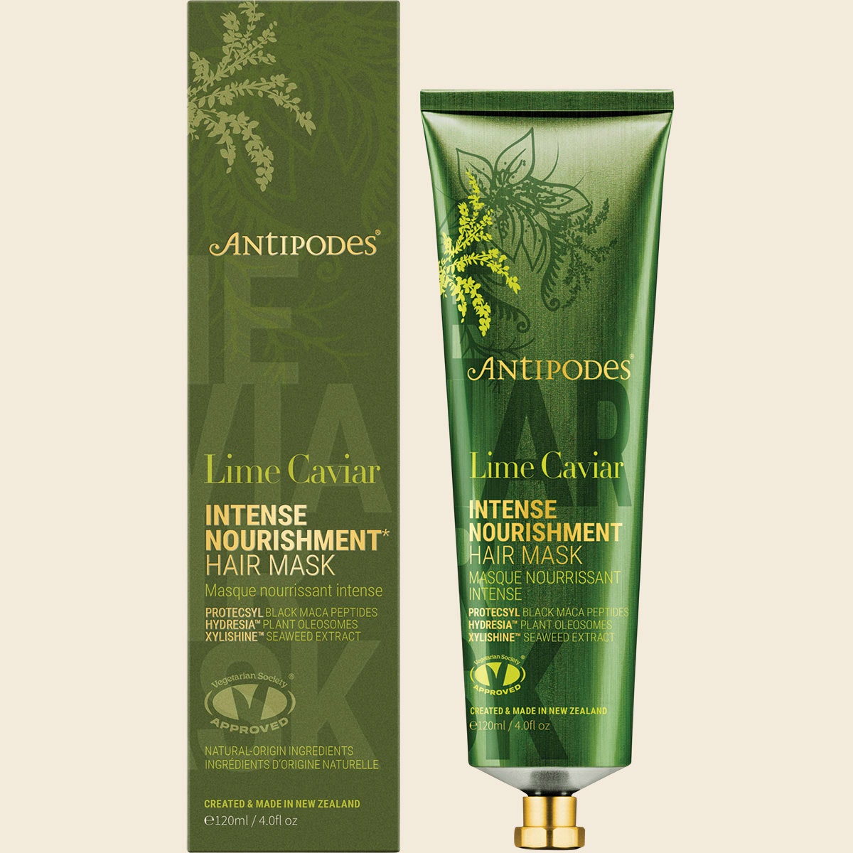 Antipodes Lime Caviar Intense Nourishment Hair Mask 120ml