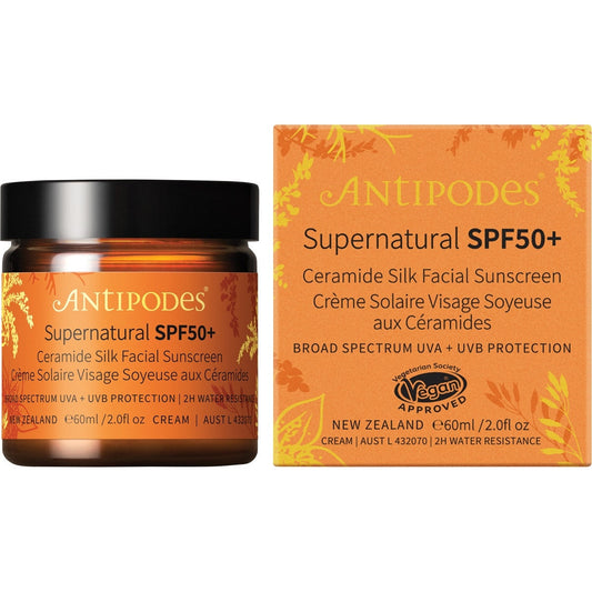Antipodes Supernatural Spf50+ Ceramide Silk Sunscreen 60ml - Cutprice Online