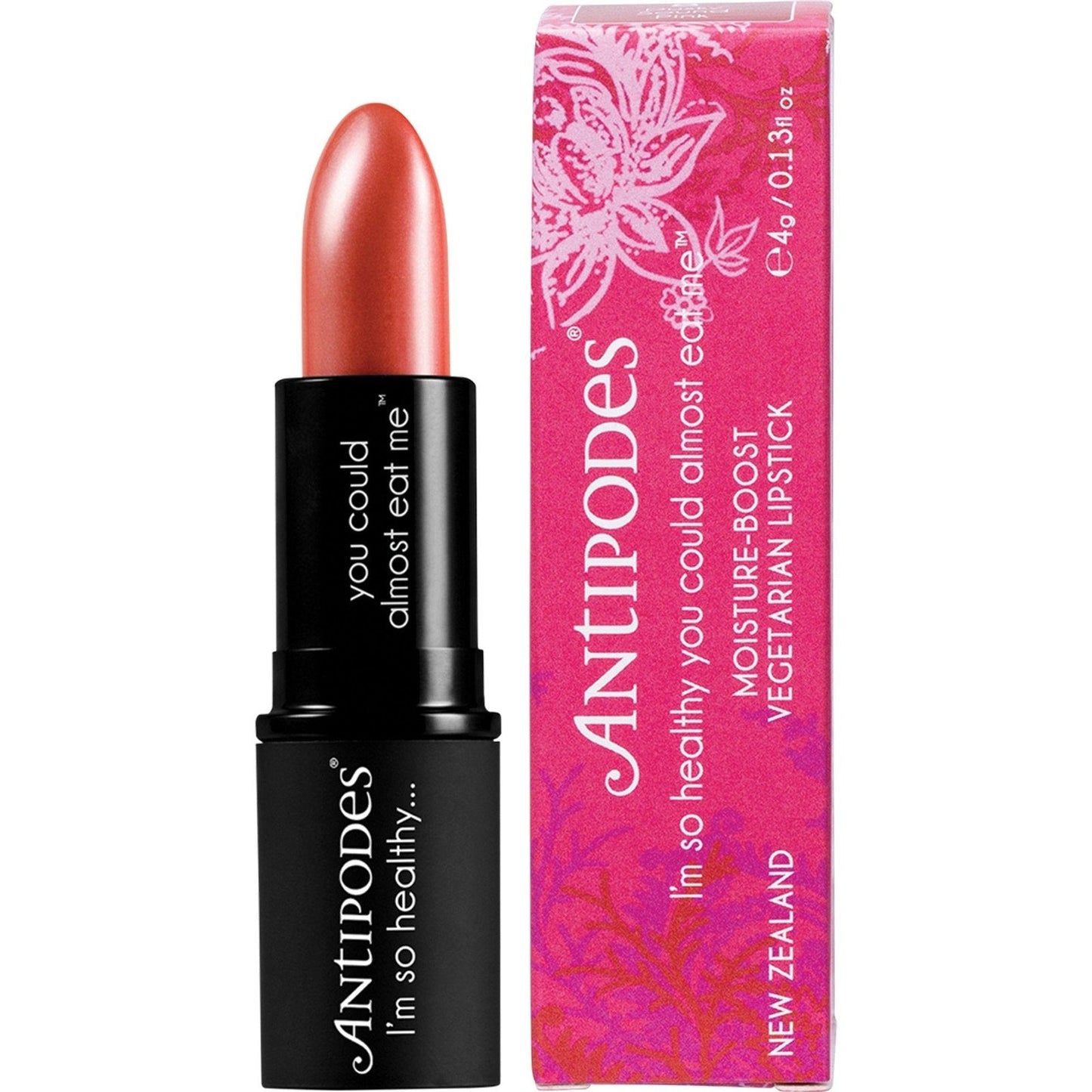 Antipodes Moisture-boost Natural Lipstick Dusky Sound Pink 4g - Cutprice Online