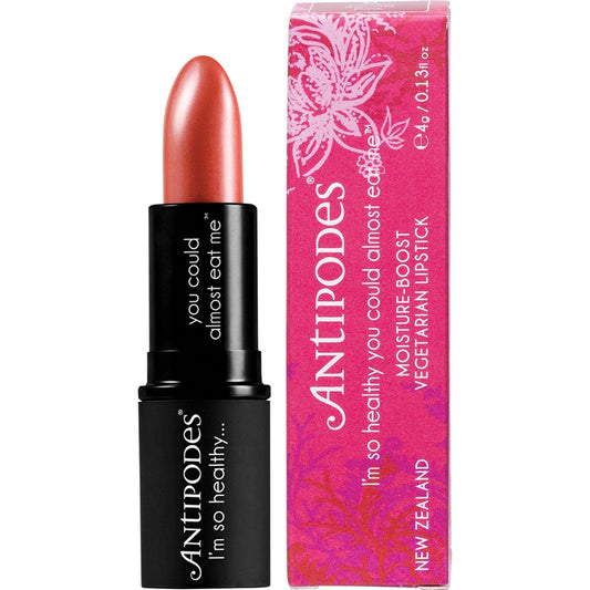 Antipodes Moisture-boost Natural Lipstick Dusky Sound Pink 4g - Cutprice Online