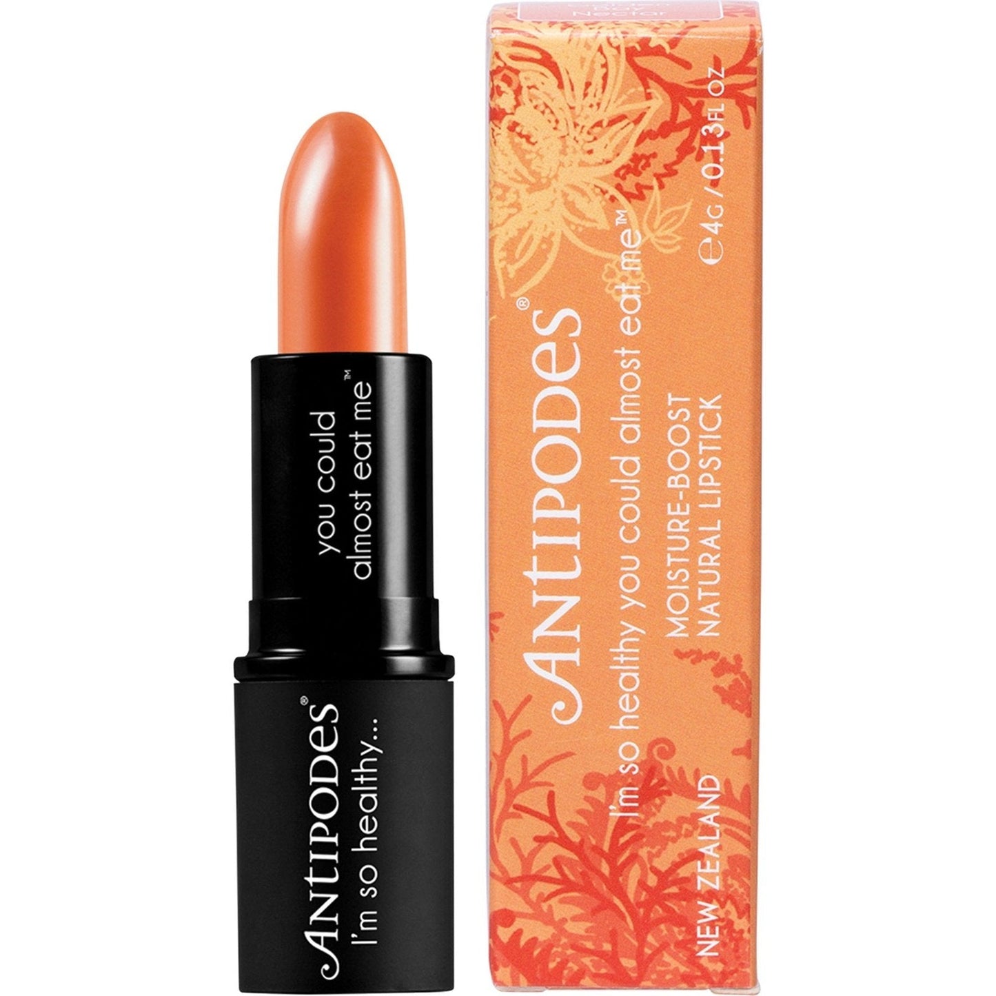 Antipodes Moisture-boost Natural Lipstick Golden Bay Nectar 4g ANTIPODES