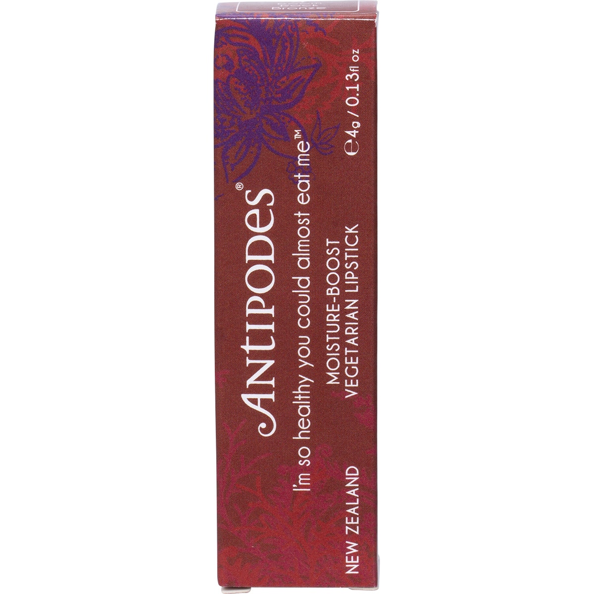 Antipodes Moisture-boost Natural Lipstick Boom Rock Bronze 4g ANTIPODES