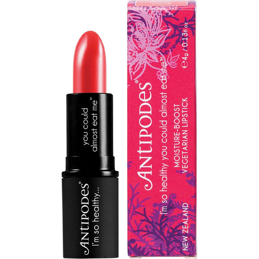 Antipodes Moisture-boost Natural Lipstick South Pacific Coral 4g ANTIPODES
