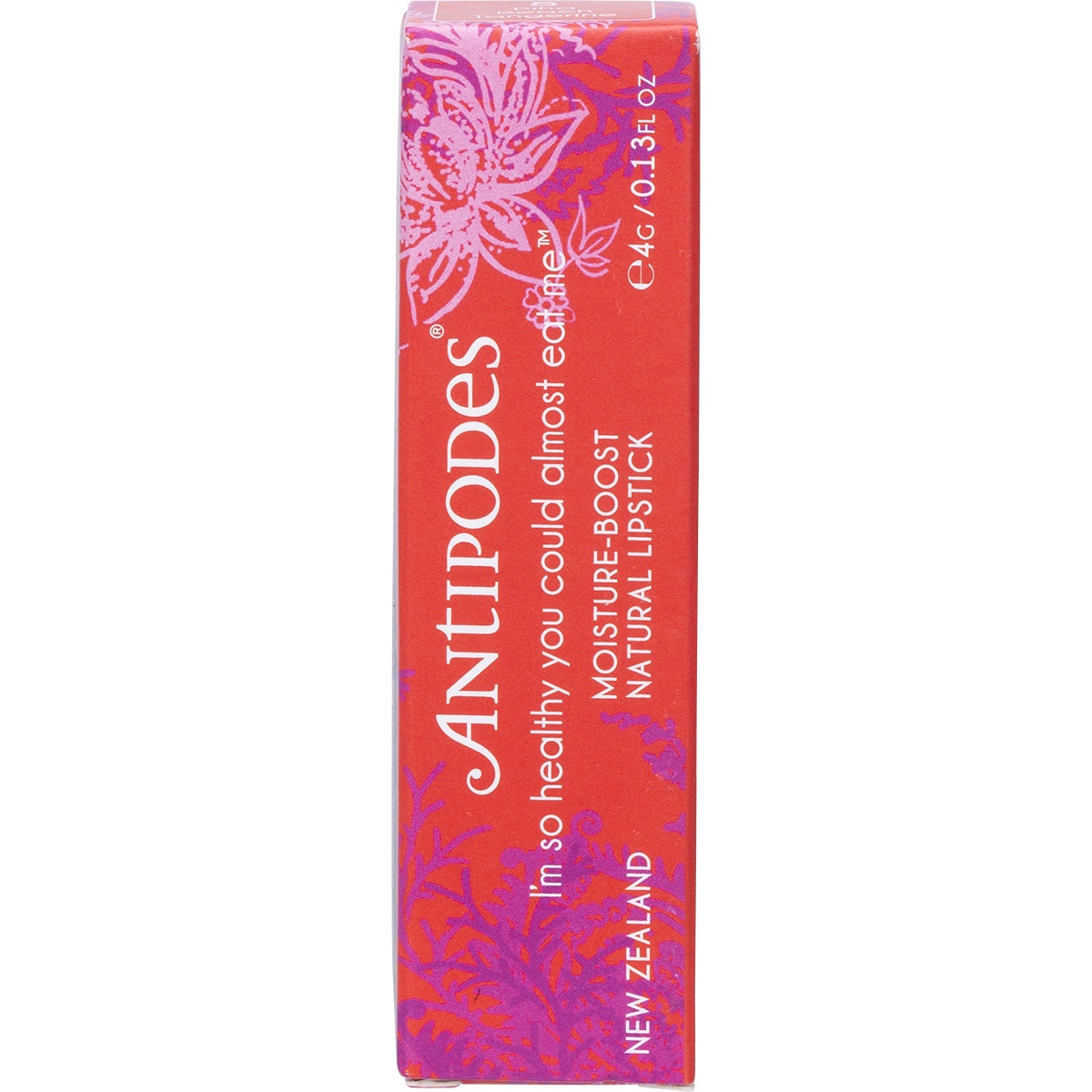 Antipodes Moisture-boost Natural Lipstick Piha Beach Tangerine 4g ANTIPODES