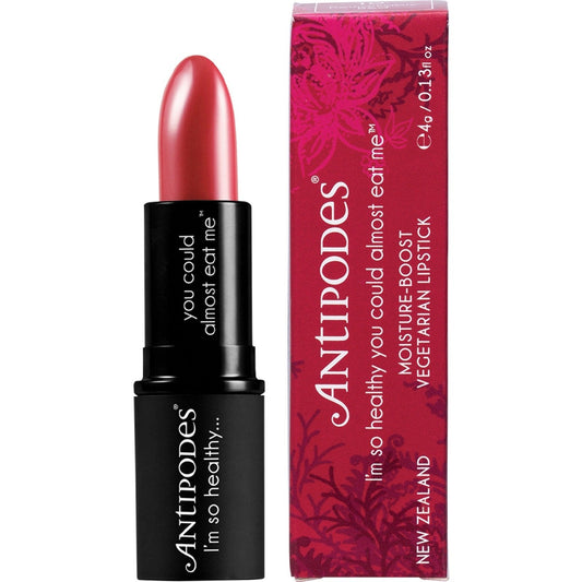 Antipodes Moisture-boost Natural Lipstick Remarkably Red 4g ANTIPODES