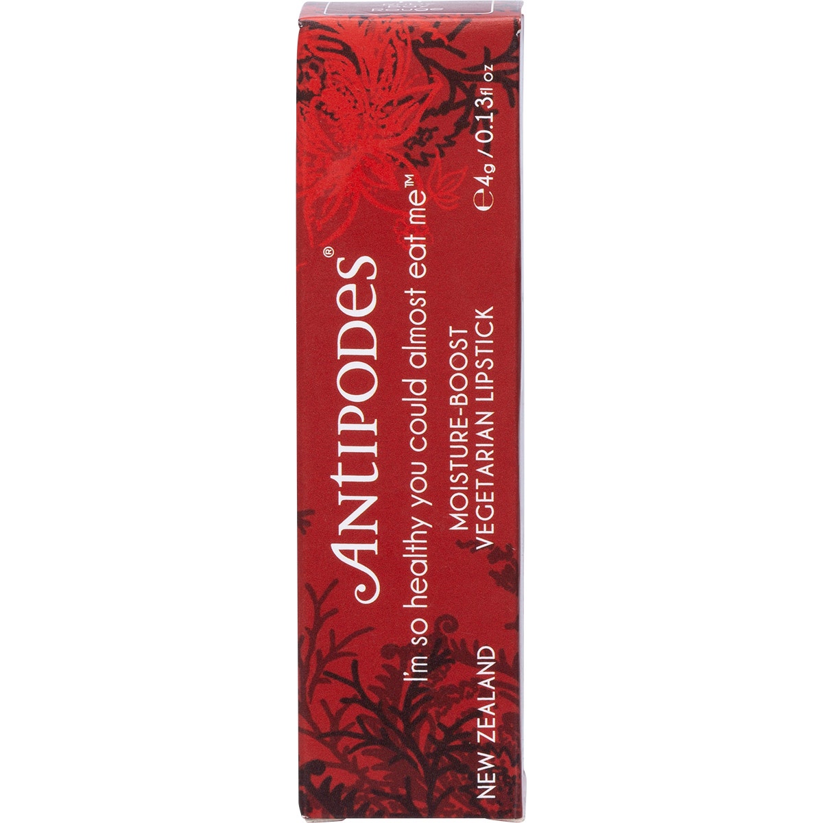 Antipodes Moisture-boost Natural Lipstick Ruby Bay Rouge 4g ANTIPODES