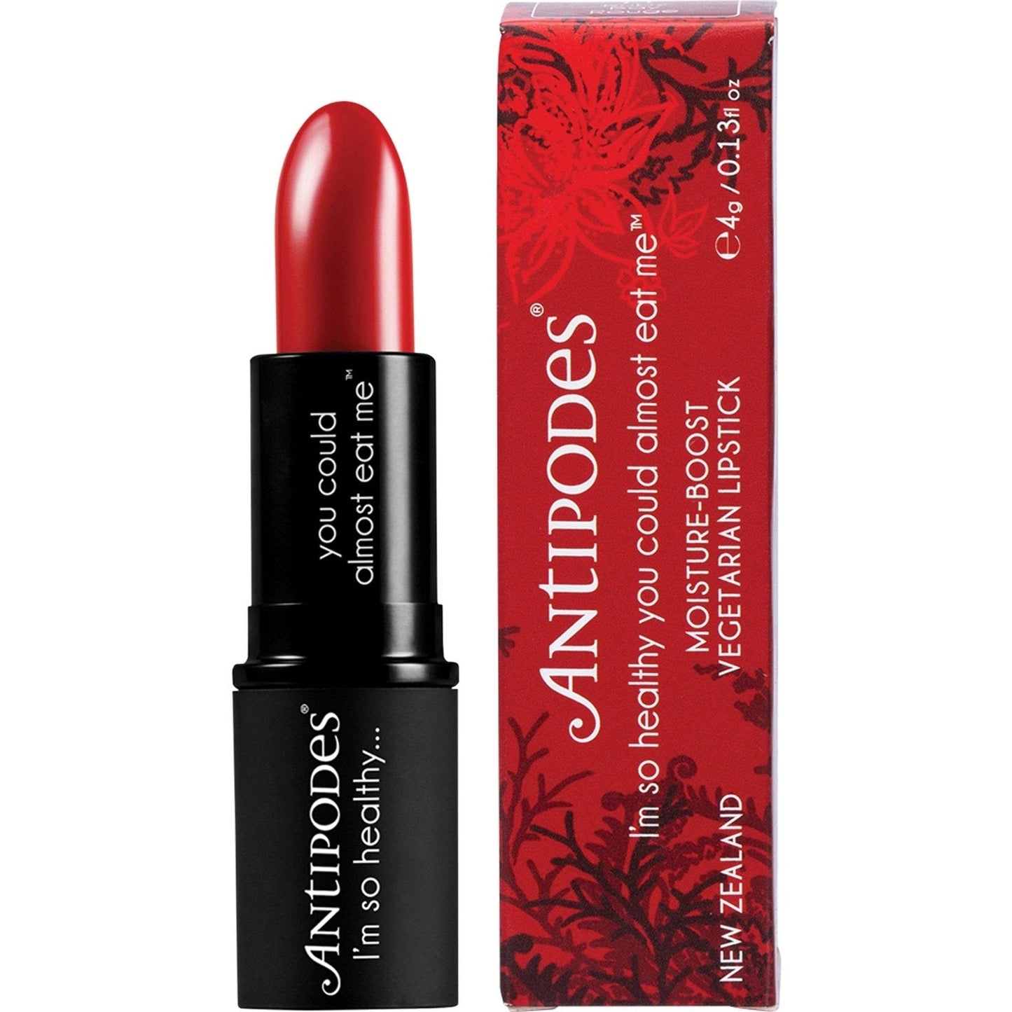 Antipodes Moisture-boost Natural Lipstick Ruby Bay Rouge 4g ANTIPODES