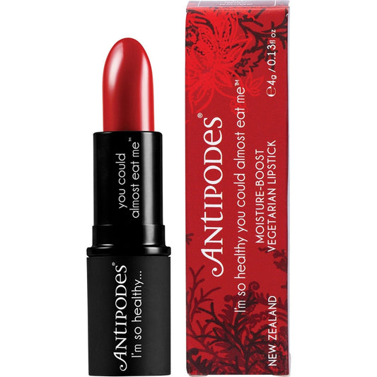 Antipodes Moisture-boost Natural Lipstick Ruby Bay Rouge 4g ANTIPODES