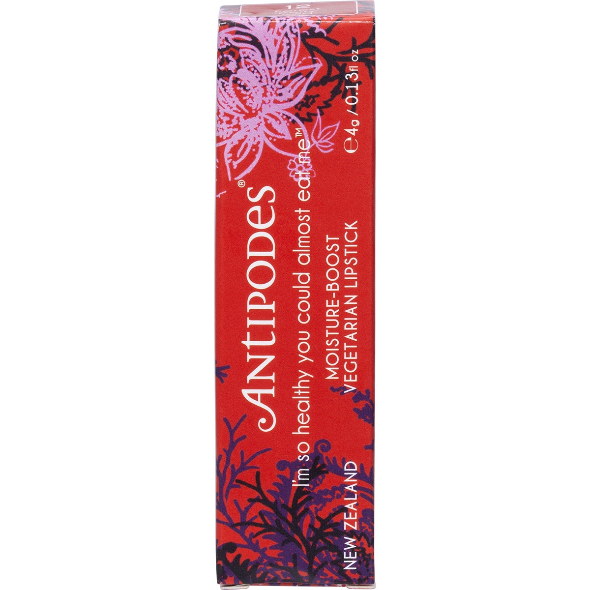 Antipodes Moisture-boost Natural Lipstick Forest Berry Red 4g ANTIPODES