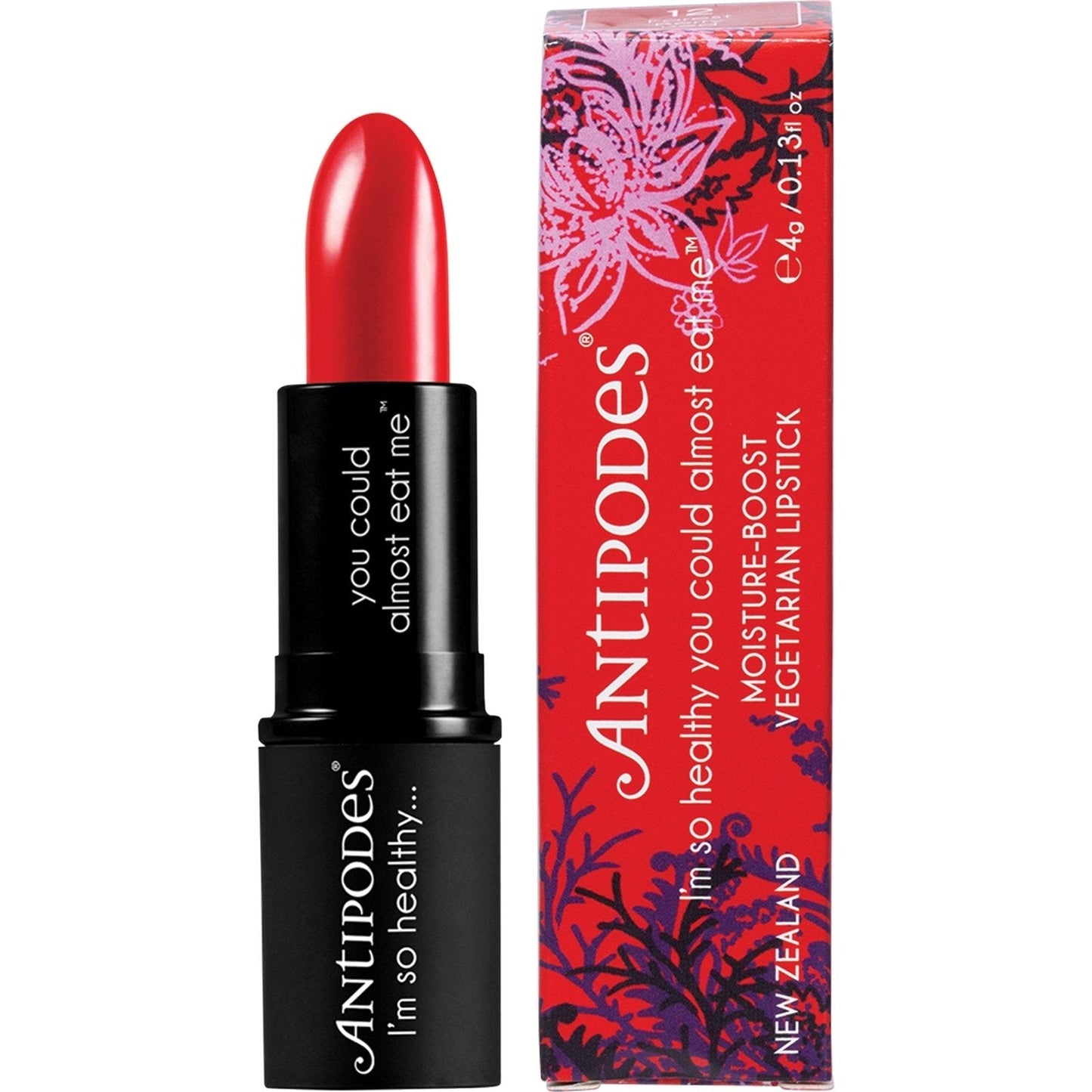 Antipodes Moisture-boost Natural Lipstick Forest Berry Red 4g ANTIPODES