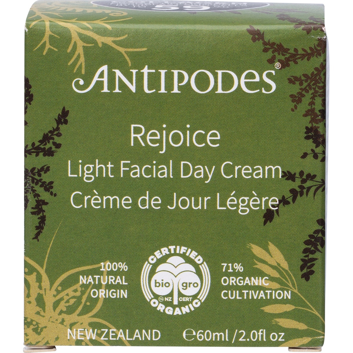 Antipodes Organic Rejoice Light Facial Day Cream 60ml ANTIPODES