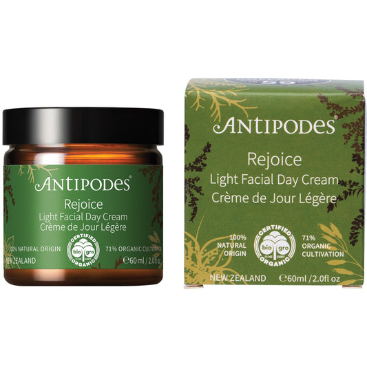 Antipodes Organic Rejoice Light Facial Day Cream 60ml ANTIPODES