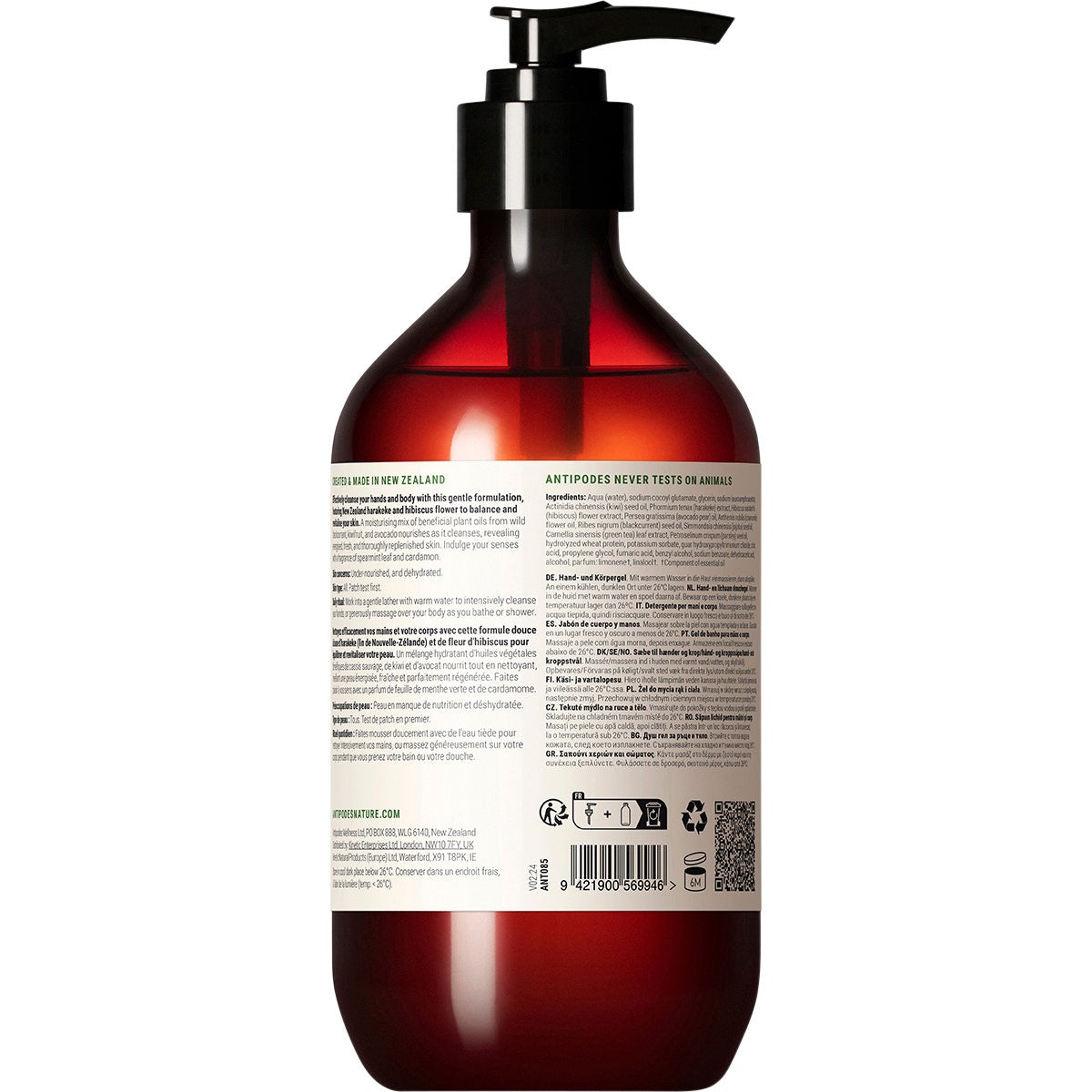 ANTIPODES Nirvana Hand & Body Wash 500ml - Cutprice Online