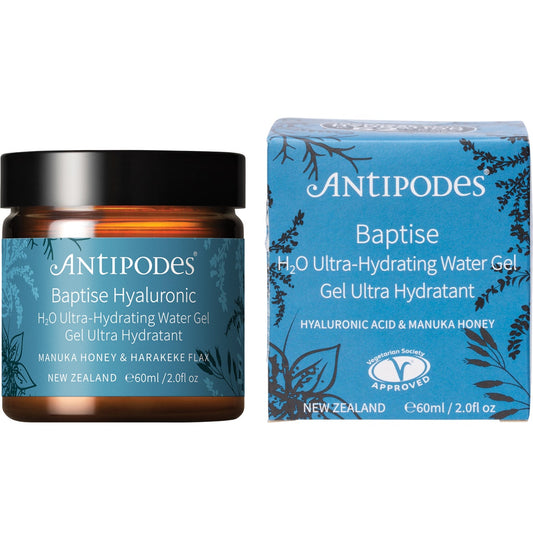 Antipodes Baptise H20 Ultra Hydrating Water Gel Moisturiser 60ml ANTIPODES