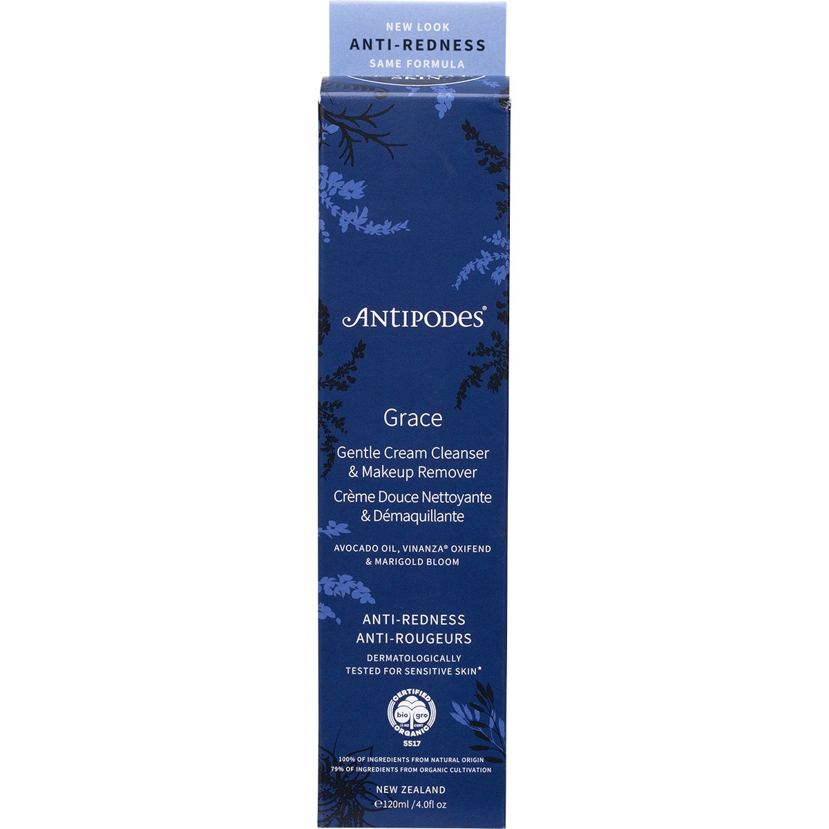 Antipodes Organic Grace Gentle Cream Cleanser & Makeup Remover 120ml ANTIPODES