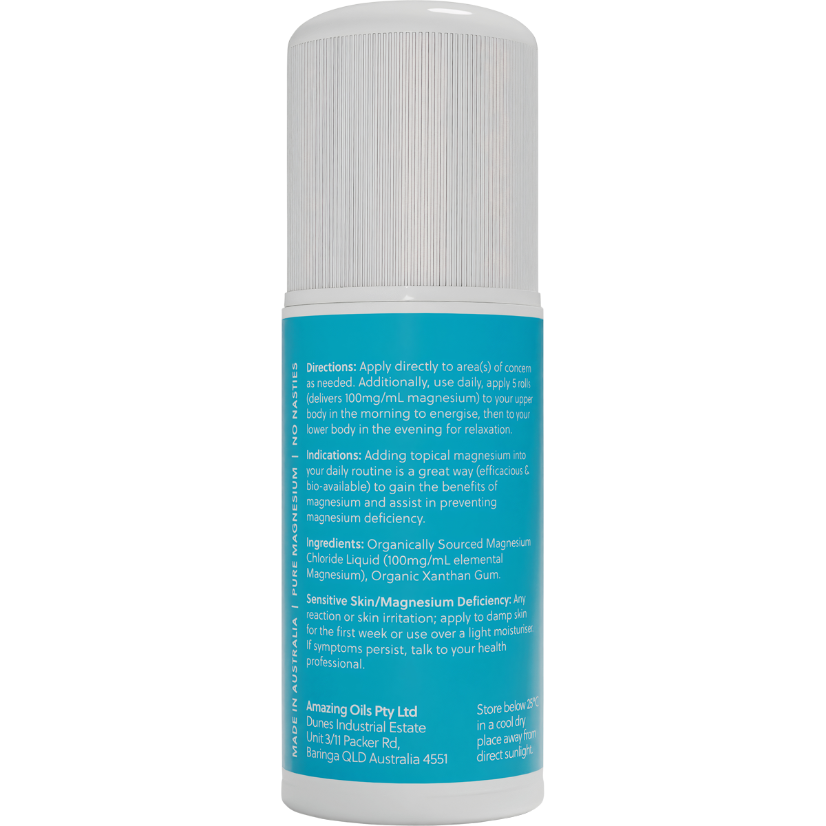 Amazing You Magnesium Daily Gel Pure Magnesium Gel Roll-on 60ml