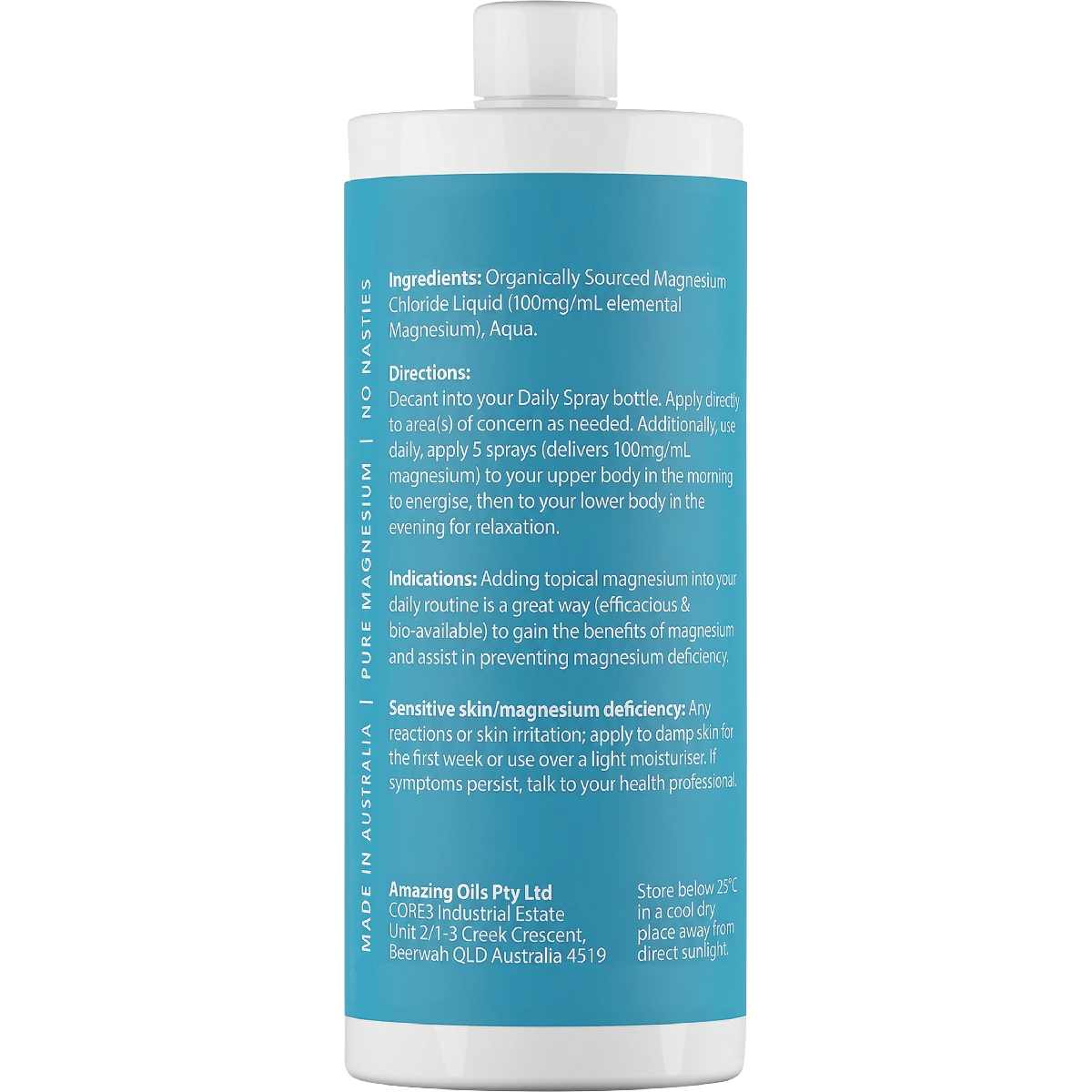 Amazing You Magnesium Oil Natural Relief Refill 1 Litre