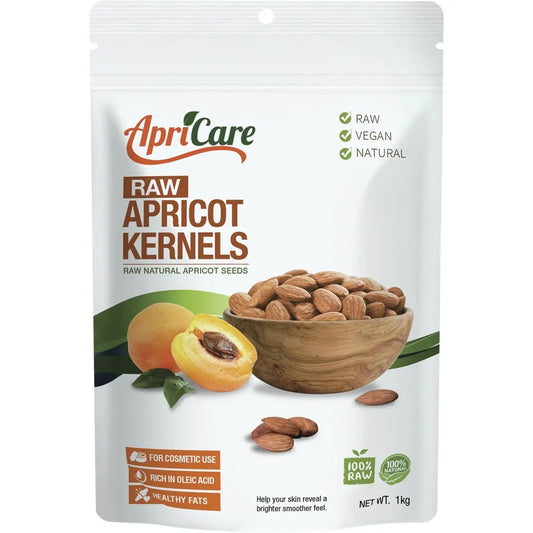 Apricare Apricot Kernels Raw 1kg APRICARE